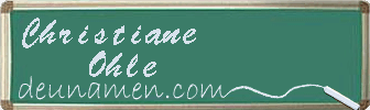 Christiane Ohle Visitenkarte